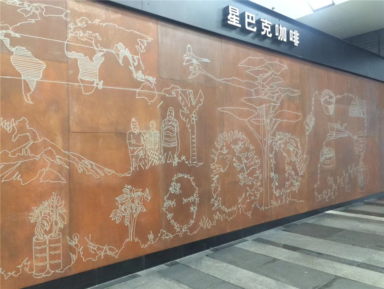 海港耐候钢幕墙